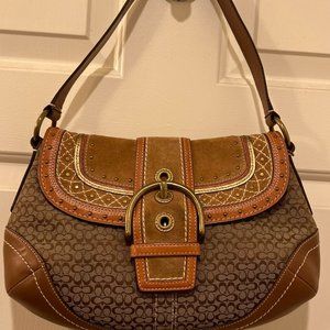 Coach Fabric/Leather Purse